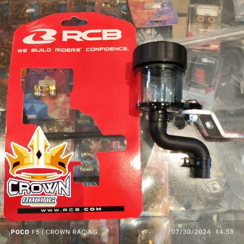 Tabung Minyak Rem RCB S1 Kecil Include Bracket Tabung
