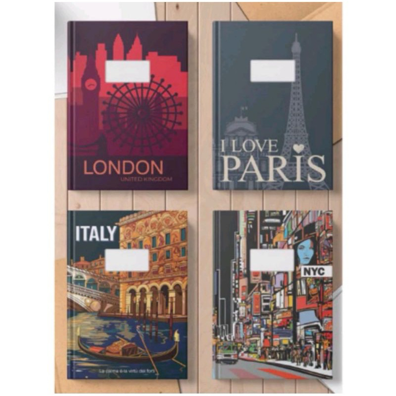 

Buku Hardcover Sika / Buku tulis Folio Hardcover Japannese dan Metropolis