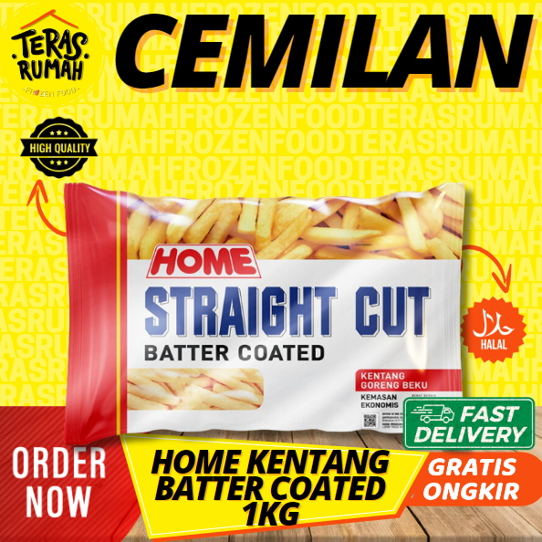 

HOME - STRAIGHT CUT BATTER COATED FRIES KENTANG GORENG FROZEN 1KG