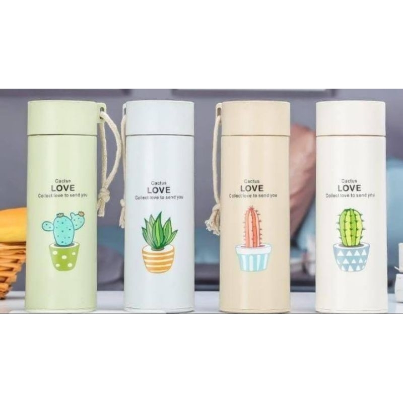 Botol Minum Kaca Kaktus/ Botol Minum Kaktus Tanpa Box(1pcs)