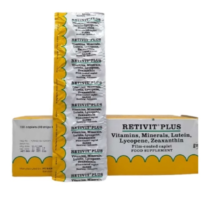 Retivit PLUS @10 Tablet - Vitamin Mata Antioksidan