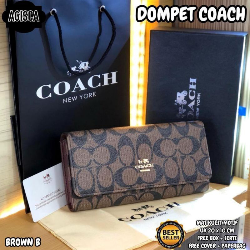 Dompet Coach Dompet Panjang Wanita Kekinian 2024