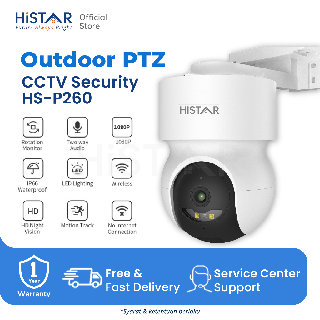 HiSTAR CCTV Security Kamera HS-P260 Smart PTZ