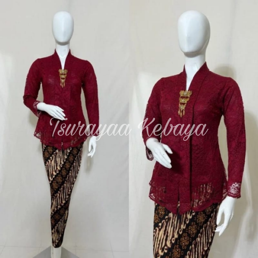 Kebaya Kartini Brokat/Floy Brokat/Kebaya Kartini Kekinian/Kebaya Wisuda