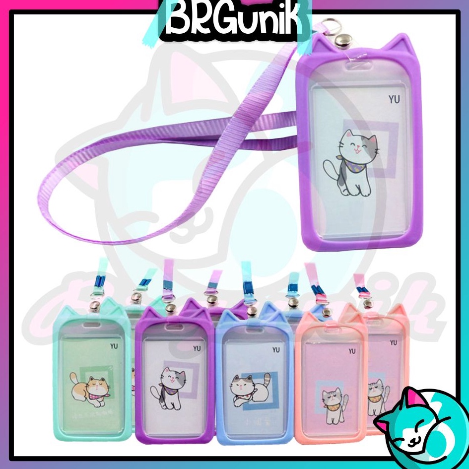 

Model Baru BRGUNIK Name Tag Lanyard Gantungan Kartu Motif Kucing Akses MRT Busway EMoney Flazz BRIzi Bentuk Karakter Warna Pastel Lanyart Card Holder Id Card S91