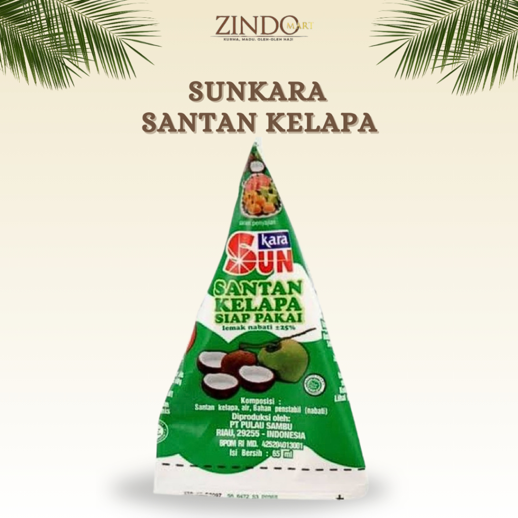 

SUN KARA SANTAN KELAPA 65ML/PCS SIAP PAKAI