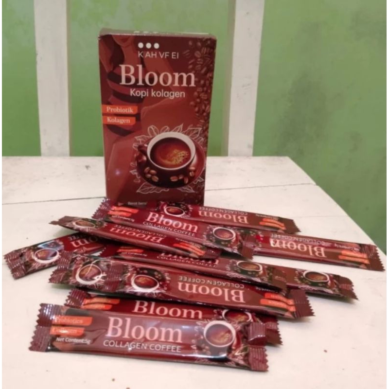 

Kopi Bloom Original 12 Sachet Coffe Bloom Collagen Kopi Collagen