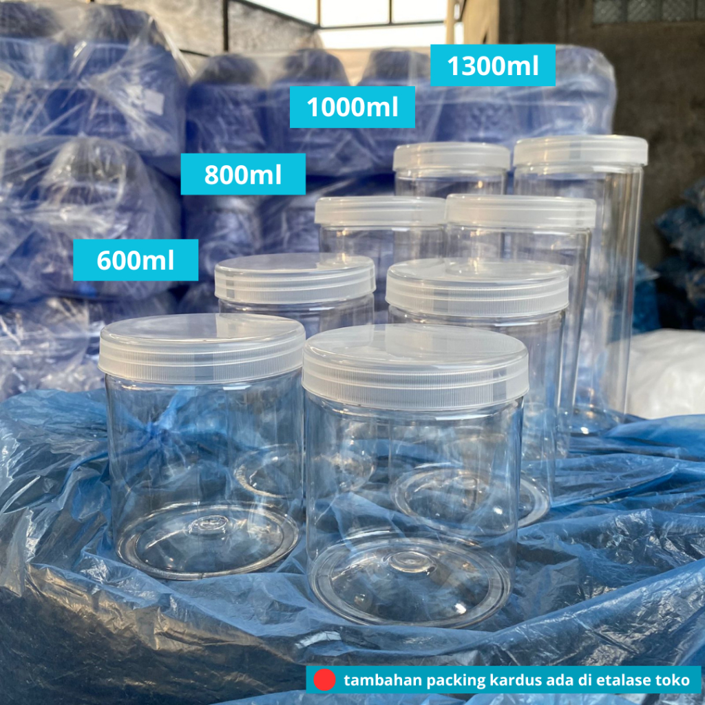 toples jar / toples tabung / toples 1300ml 1000ml 800ml 600ml