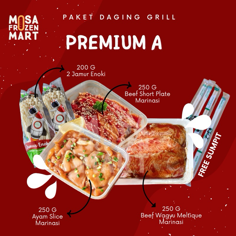 

Paket Daging Grill Premium A | Daging Bbq