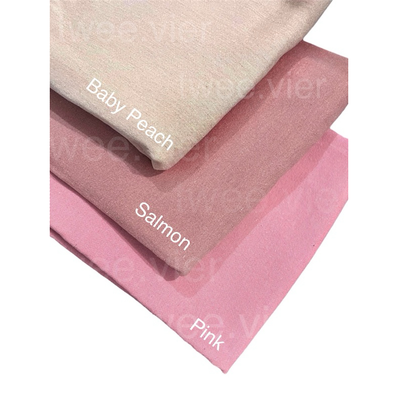 Kain Jeans Pink Tebal 13oz | Denim Non Stretch | Bahan Jeans Washing Tidak Melar untuk Jaket Celana 