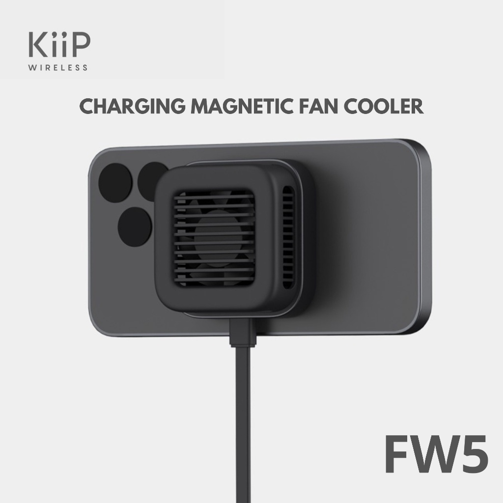 KiiP FW5 Magnetic Wireless Charging Magnet Cooler HP Fan Radiator Cooling