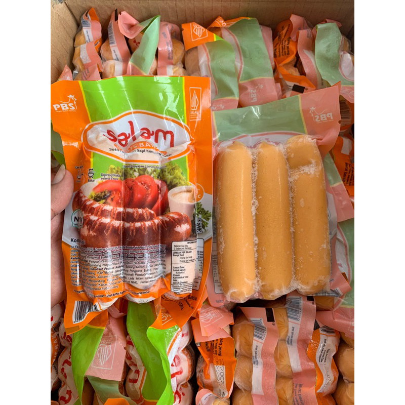 

sosis bakar salam isi 3 (150gram)