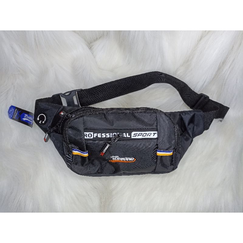 TAS SELEMPANG WAISTBAG LEVANO TAS PRIA WAISTBAG WATERPROOF