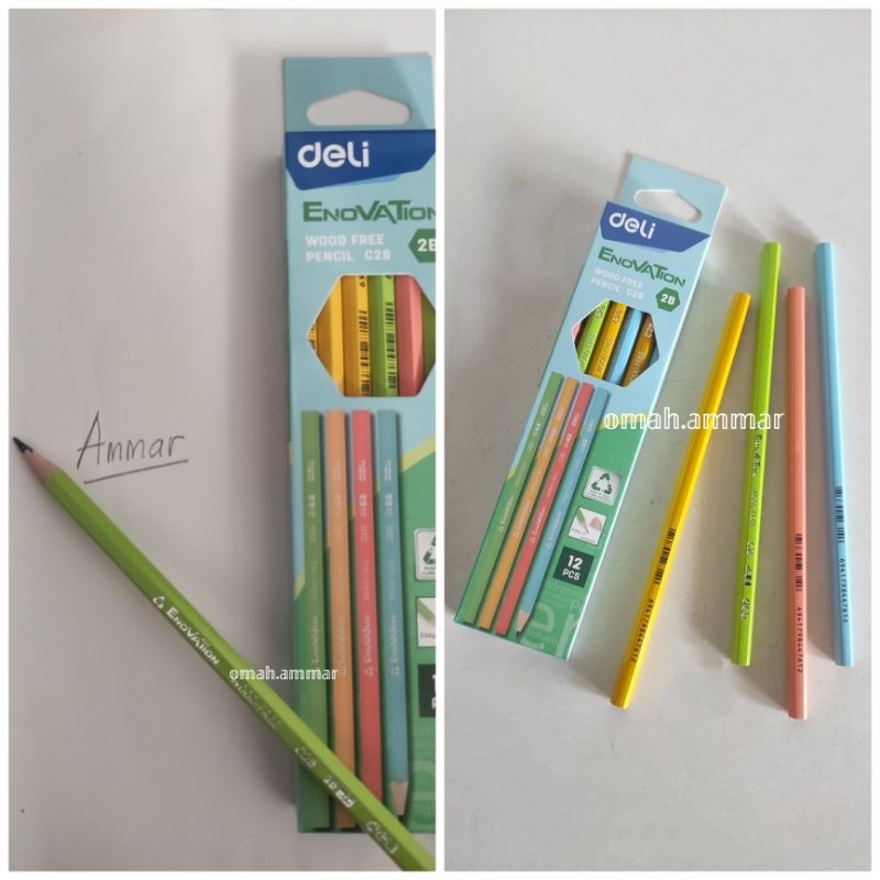 

Pensil Tulis 2B isi 12 Deli