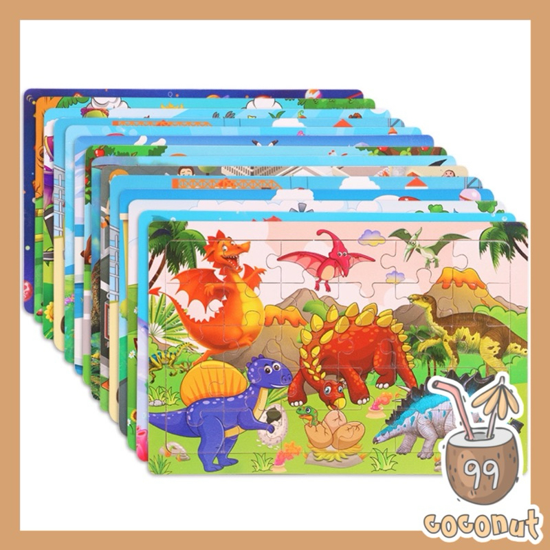 Mainan Edukasi Anak Puzzle Kayu 30 Keping