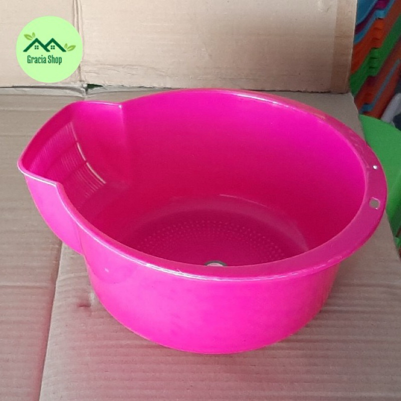 Tempat Cuci Beras Plastik / Baskom Cucian Beras SL Plastic