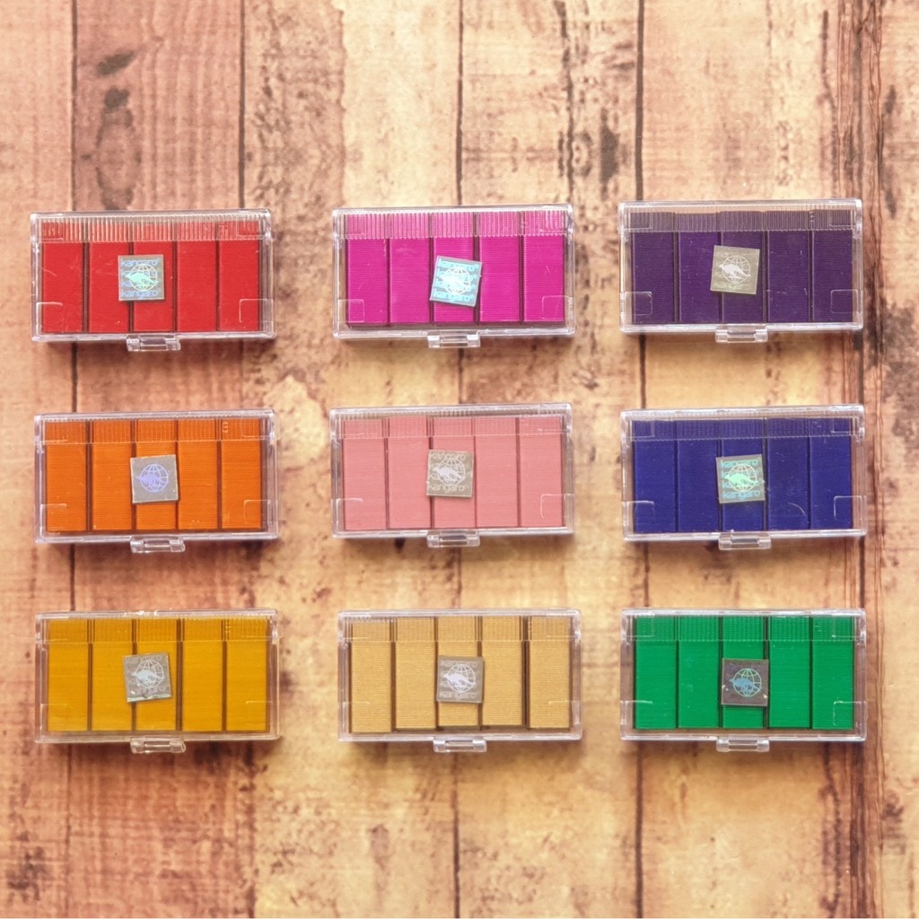 

1 Pak Kecil Isi Stapler Warna KANGARO No. 10 - Colored Staples Kangaro No. 10