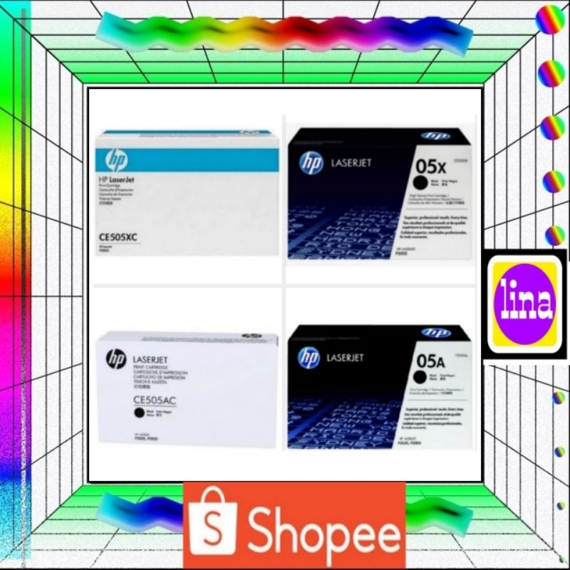 TONER HP LASERJET 05A / 05AC / 05X / 05XC (CE505A/CE505AC/CE505X/CE505XC) BLACK ORIGINAL