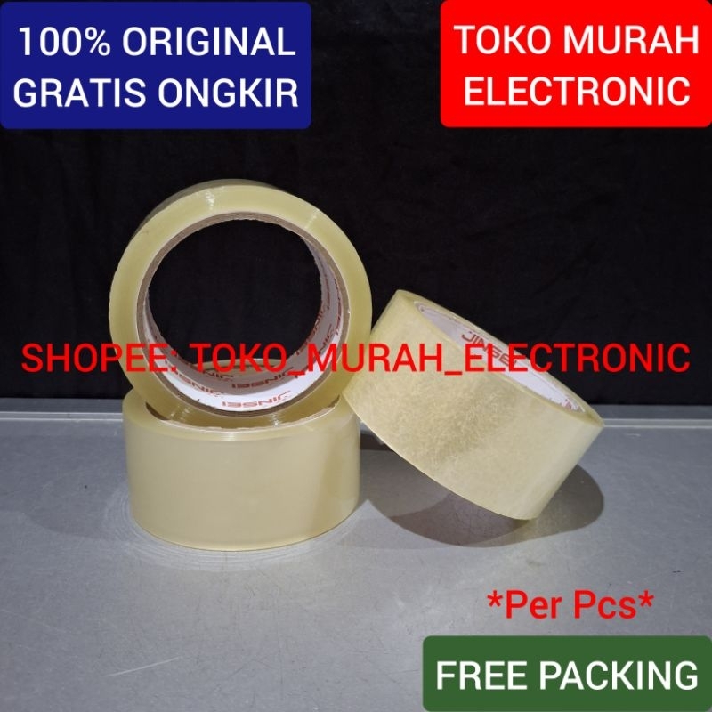 

TME - Lakban Isolasi Selotip Bening Jinsei Quality Standard