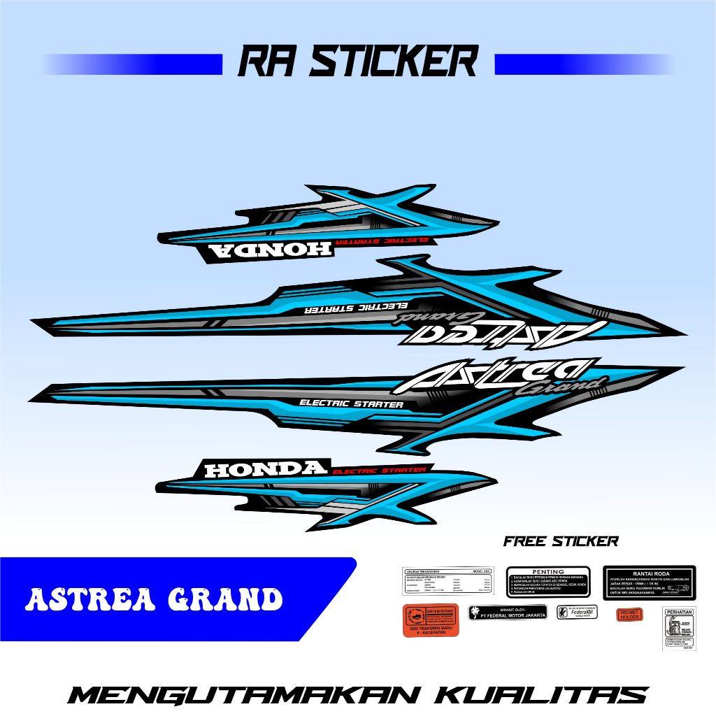 [COD] STRIPING ASTREA GRAND, STRIPING DREAM, ASTREA GRAND, STRIPING ASTREA TERBARU, STRIPING ASTREA 
