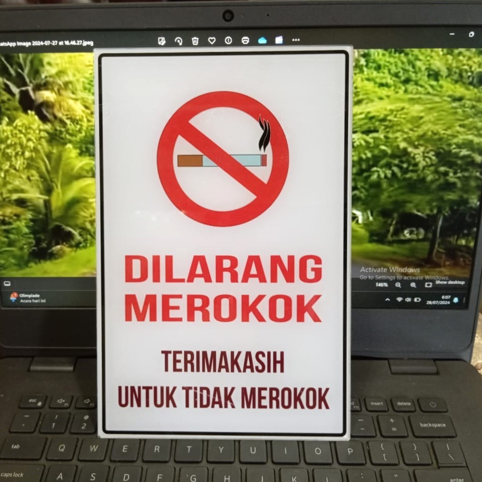 

Akrilik Dilarang Merokok | Akrilik Terimakasih untuk Tidak Merokok | Akrilik Kantor dan Instansi