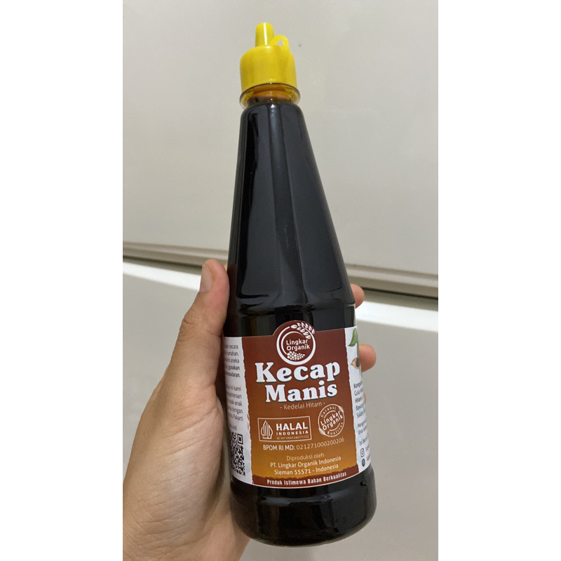 

KECAP MANIS KEDELAI ORGANIK 350ml | LINGKAR ORGANIK | NO MSG NO GMO