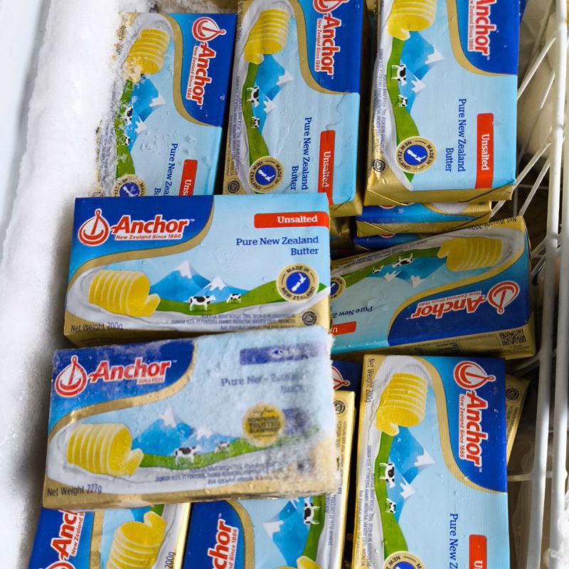 

Anchor butter pats unsalted /MPASI BPOM HALAL MUI