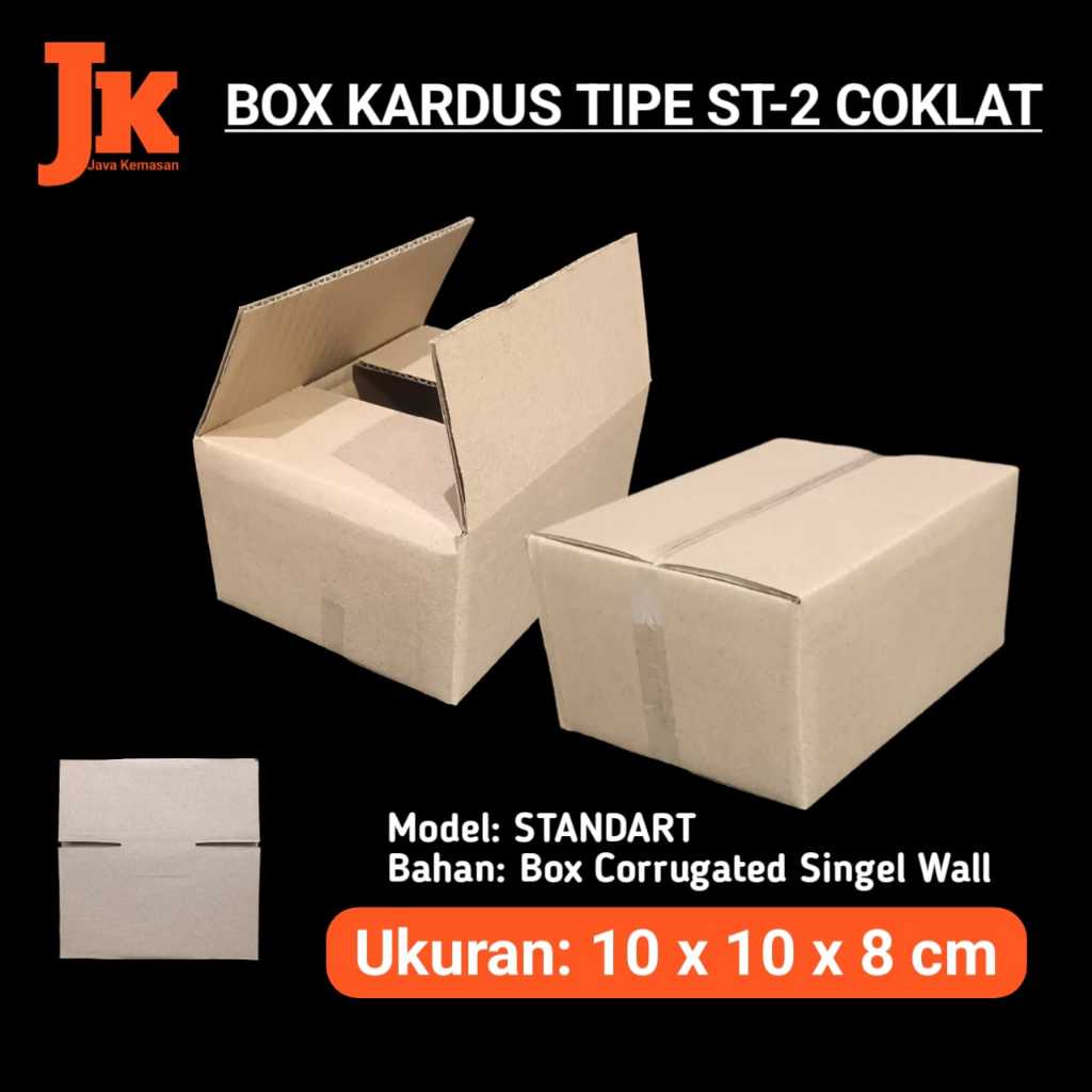 

KARDUS ST-2 KOTAK BOX KARTON CORRUGATED STANDART COKLAT KECIL POLOS TEBAL PACKING SEPATU ACSESORIS SOUVENIR