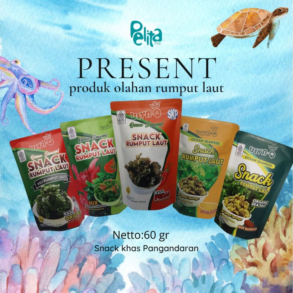 

Snack Rumput Laut_ULFA-Q_Netto 60 gr_All varian