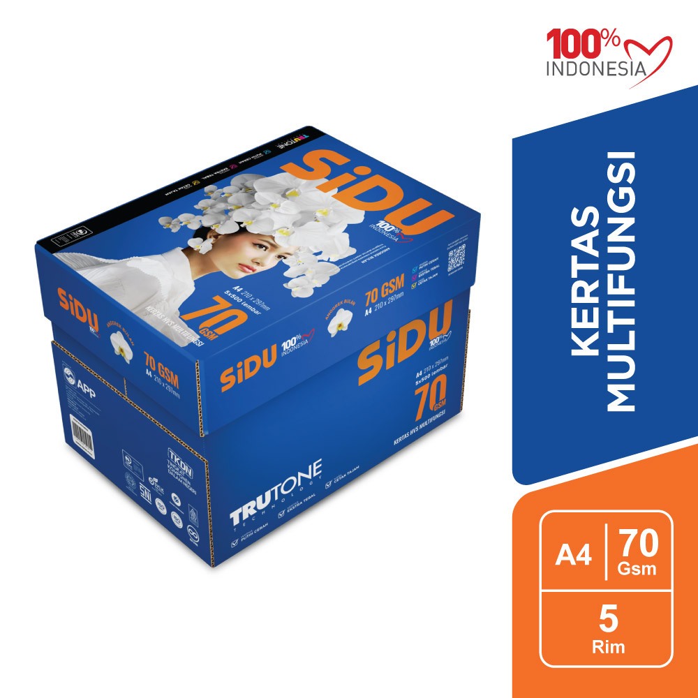 

[Pelangi Stationery] Sinar Dunia Paper Photocopy 70gsm A4 per Box SDU PC 70 A4