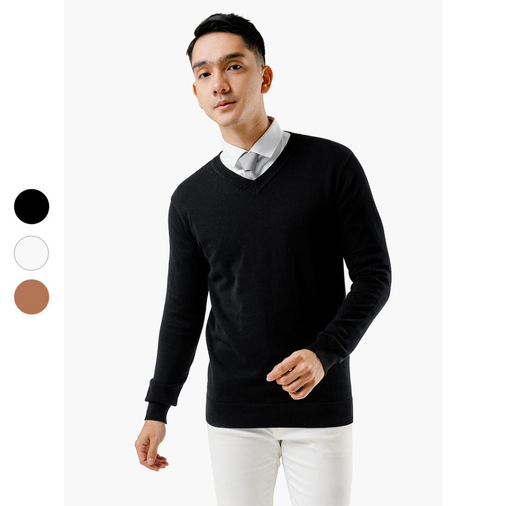 Gomuda Sweater Rajut Pria V-Neck