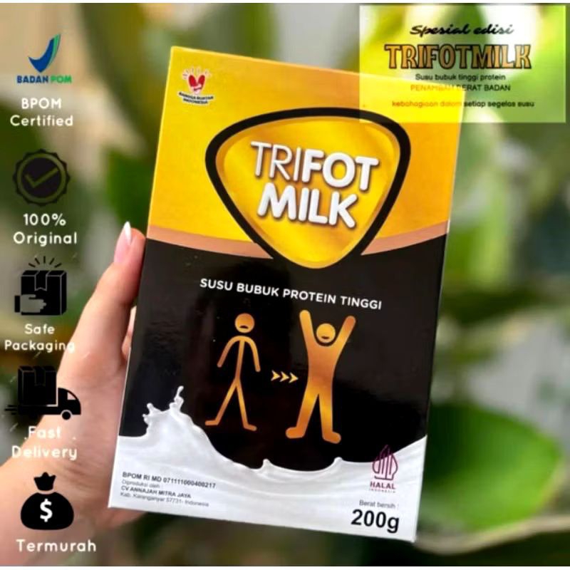 

TRIFOTMILK Susu Tinggi Protein/ Penambah Berat Badan