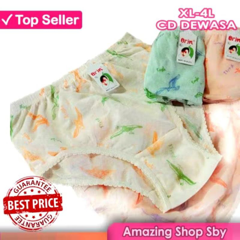 MORYMONY - 3PCS CELANA DALAM WANITA ORIN | CD wanita Orin terlaris