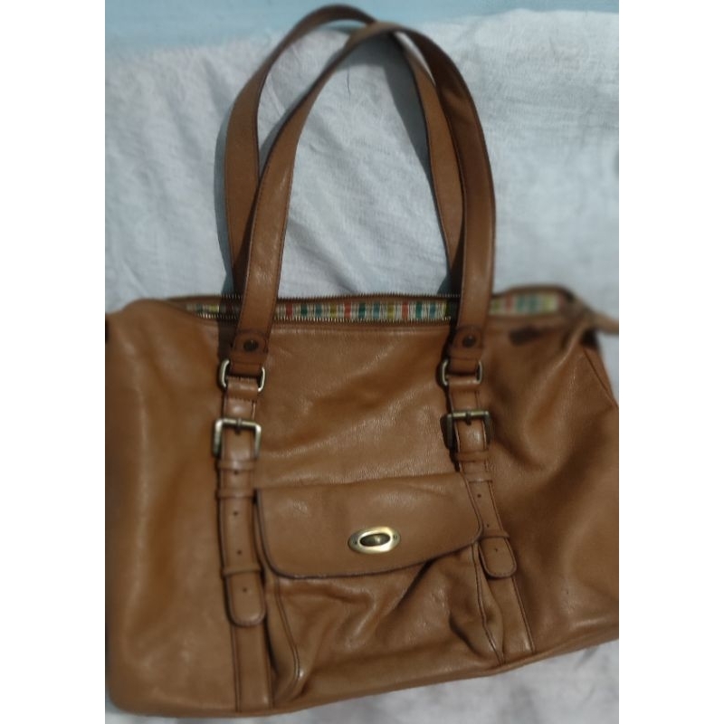 TAS TOTE LEATHER TOTE BAG TAS WANITA TAS KULIT SEKEN TAS KULIT MUAT LAPTOP