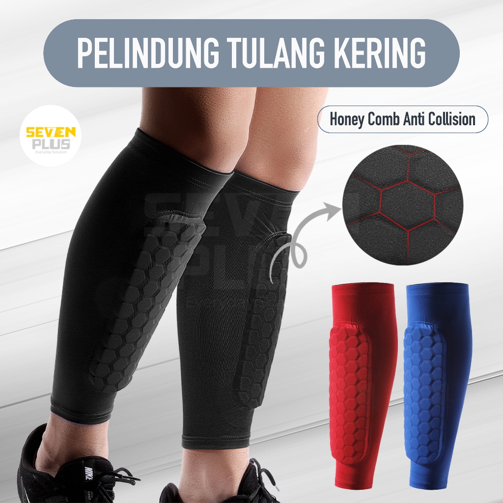 SevenPlus Pelindung Tulang Kering Sepak bola futsal basket deker dekker shin guard olaraga bela diri