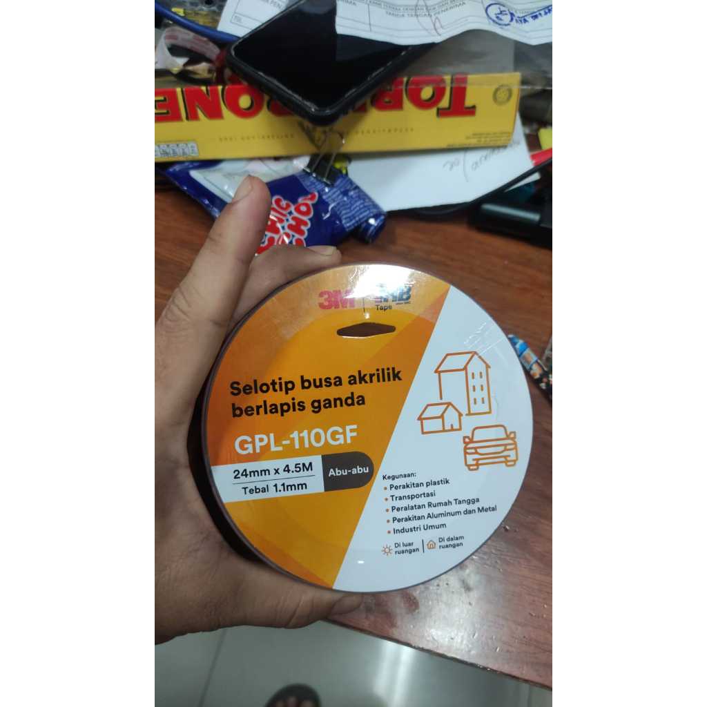 

Double tape vhb 1 inch original kemasan 2024 terbaru double tape busa