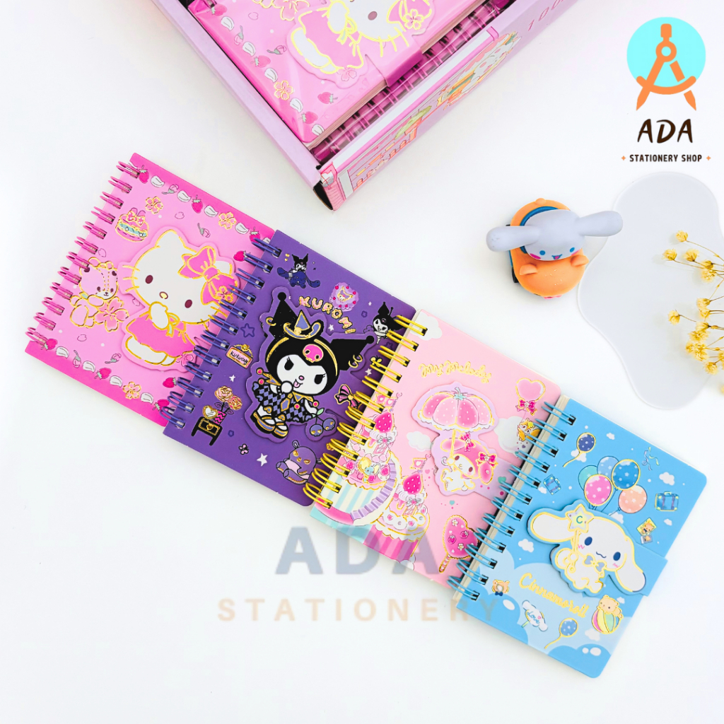

notebook spiral mini sanrio / xq-100k-1400/ notebook sanrio