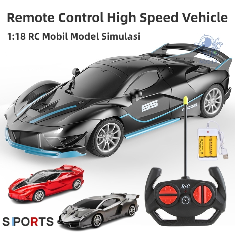 

NODIA 1:18 Mainan Mobil Remote Control / Mobil Sport Radio Kontrol Dengan Lampu / Mobil Melayang