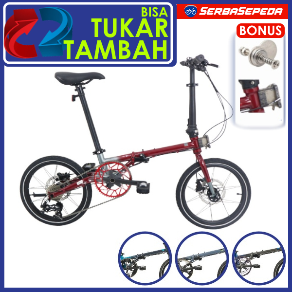 Element Sepeda Lipat Troy 10 Speed Gradient 16 Inci