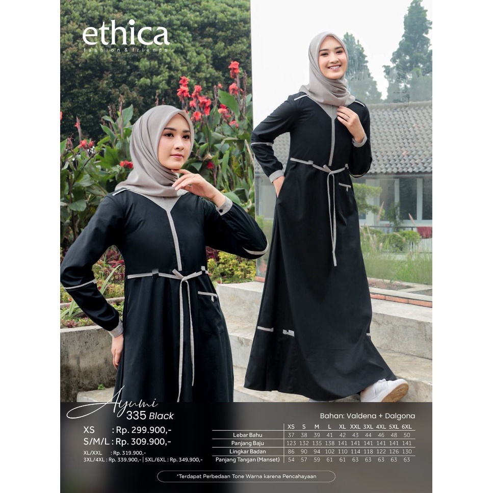 BIG SALE GAMIS REMAJA KEKINIAN // GAMIS POLOS ETHICA // AYUMI 366 // AYUMI 335 // AYUMI 368 // ETHIC