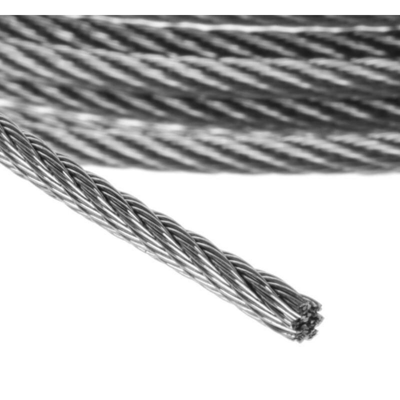 Promo Kawat Sling Baja Stainless Steel 6 mm Tali Seling Baja Wire Rope