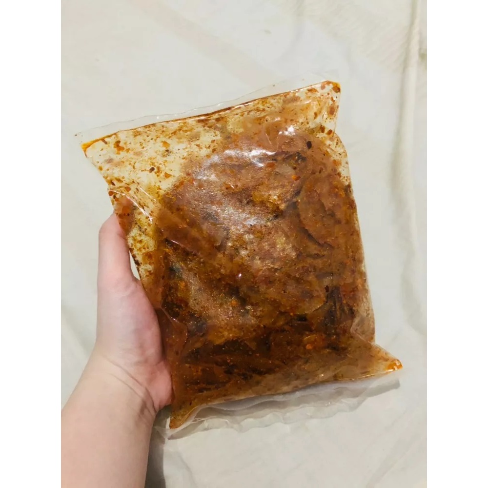 

Cemilan Snack Samarinda Keripik Kripca Kripik Kaca Pedas Daun Jeruk Kemasan Besar 250 gr