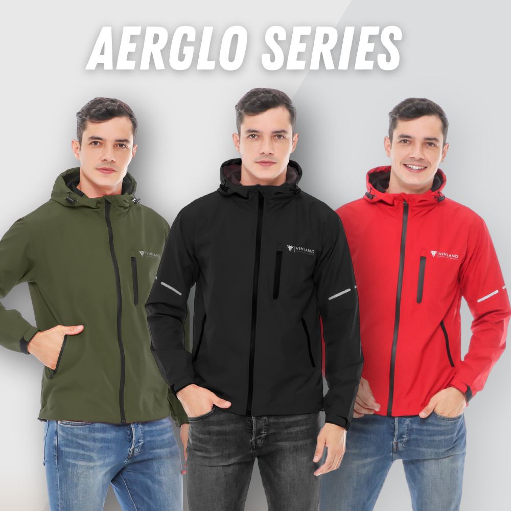 Vinland Jaket Pria Aerglo Series | Jaket Motor Riding Tahan Angin Waterproof