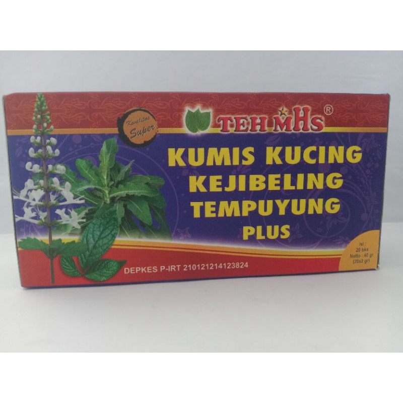 

teh MHS herbal daun kumis kucing/kejibeling/tempuyung plus