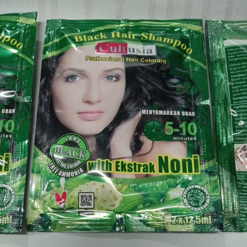 CULTUSIA CAT RAMBUT SHAMPO NONI MENGKUDU 25ML