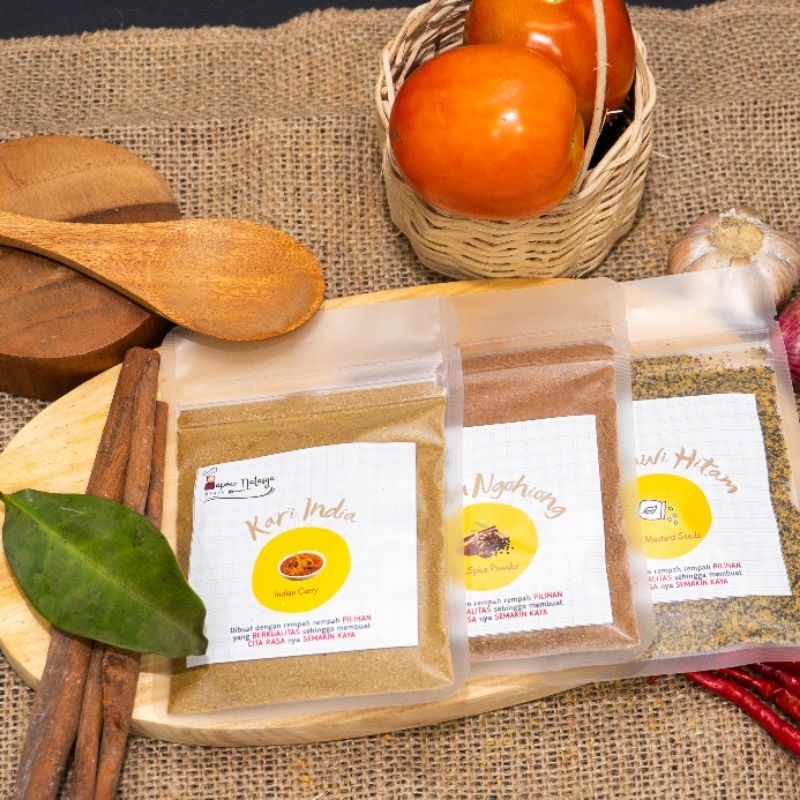 

Dapoer Natasya - Bumbu Rempah bubuk All species Powder Bumbu Masak Murni ekonomis (30gram)