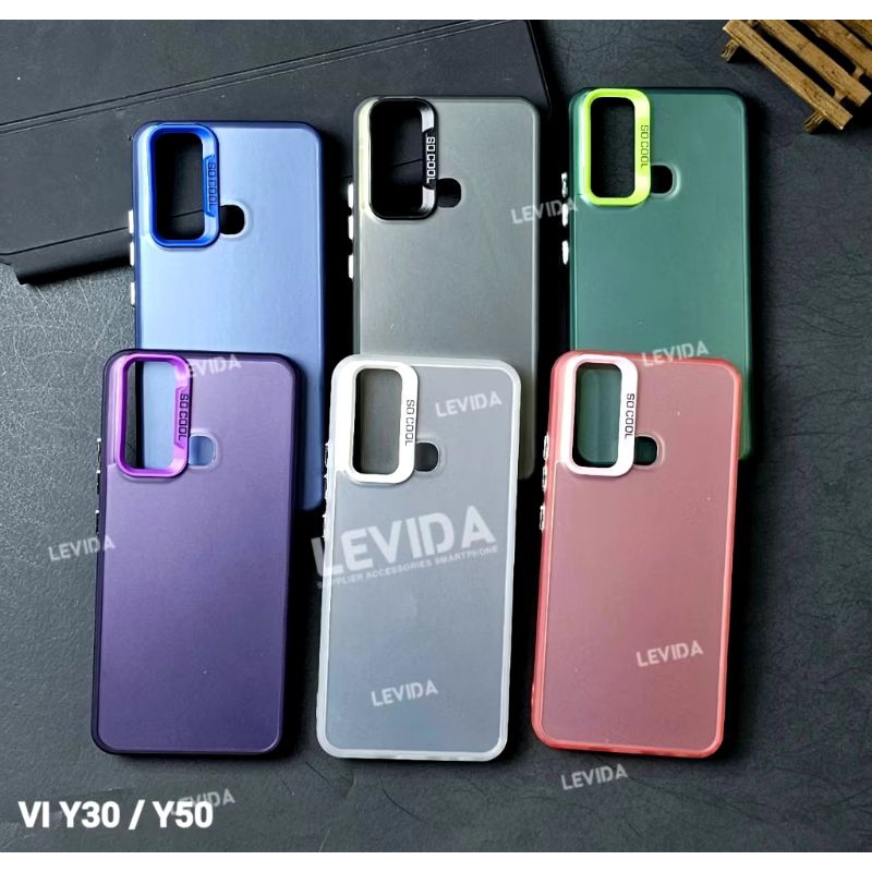 SLICON VIVO Y30/Y30i/Y50 CASE IMD HYBRID PLATE HOLOGRAM