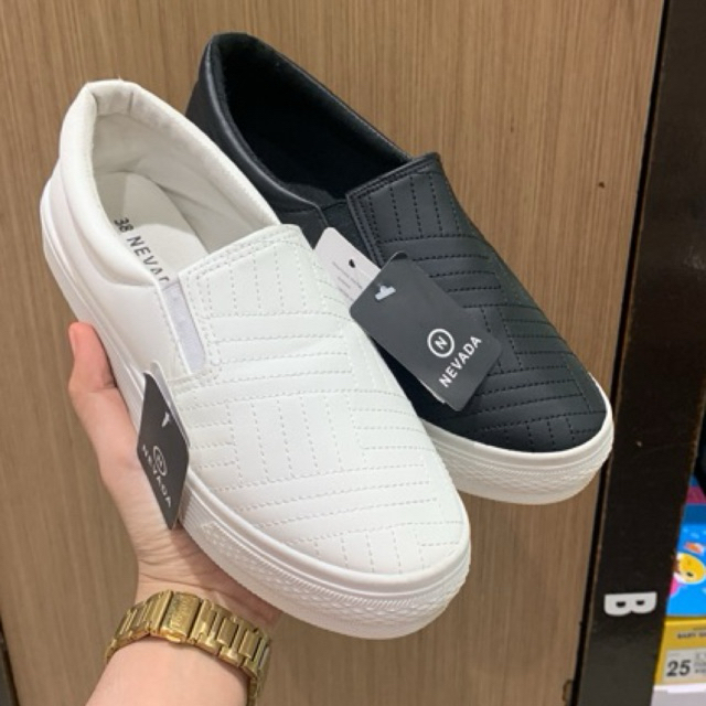 sepatu slip on wanita NEVADA 100% [ORIGINAL] MATAHARI-slip slop nyaman