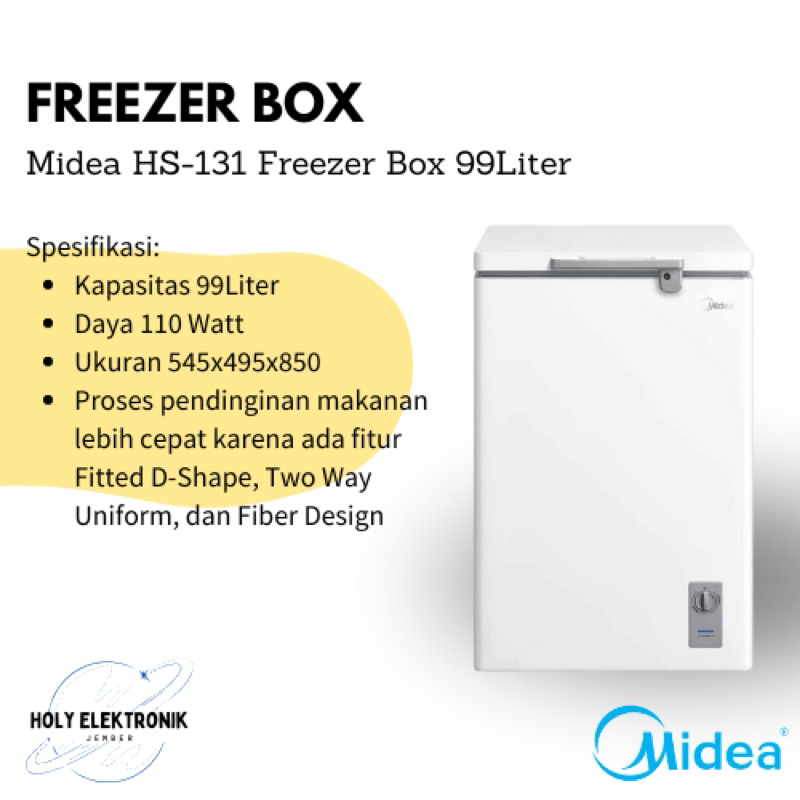 Chest Freezer / Freezer Box Midea HS-131