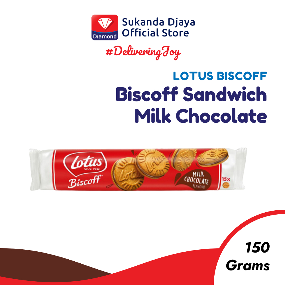 

Lotus Biscoff Sandwich Milk Chocolate 150 Gr
